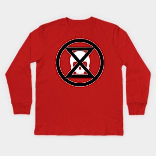 Extinction Rebellion - Death. Kids Long Sleeve T-Shirt